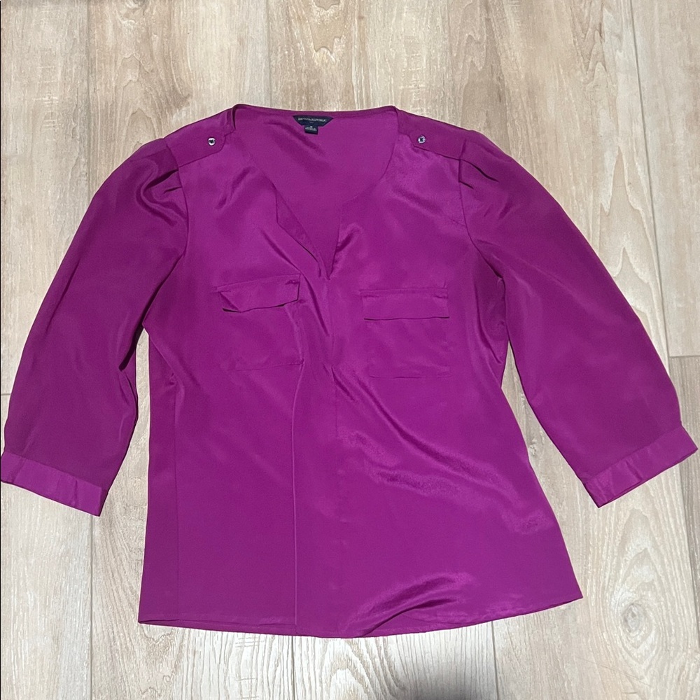 Banana Republic Magenta Blouse